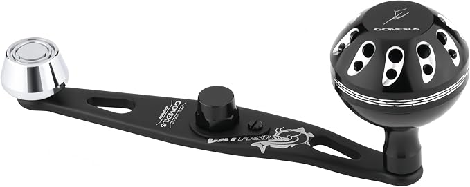 GOMEXUS Power Handle for Abu Garcia Ambassadeur C3/C4/S/SX 5000-7000 Round Fishing Reels Catfish Special Crank