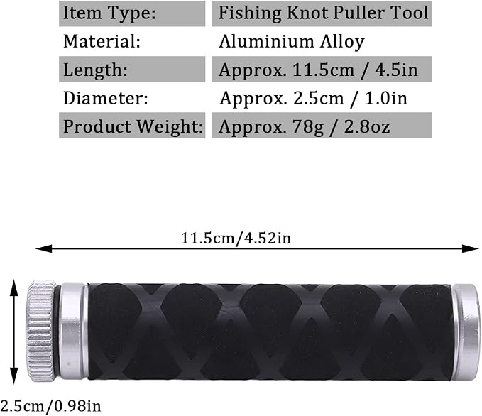 OUKENS Fishing Line Dragger, Fishing Knot Puller Tool Assist Fishing Line Knotting Device Tension Line Dragger for Fishing