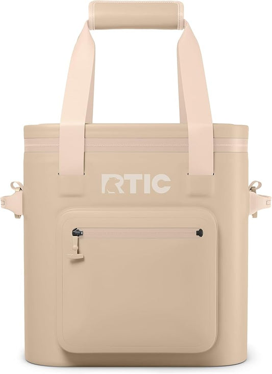 RTIC Ultra-Tough Soft Cooler Pro, Insulated, Waterproof, Leak Proof, Portable Floating Bag for Beverage, Drink, Lunch, Outdoor, Beach, Car, Camping, Picnic, Fishing, Boat