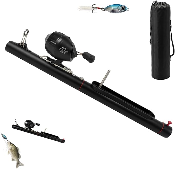 Catapult Fishing Rod – Metal Bait Launcher with Reel Seat, Long Distance Casting Tool for Ground Bait & Lure Delivery, Portable Design for Freshwater & Saltwater Fishing