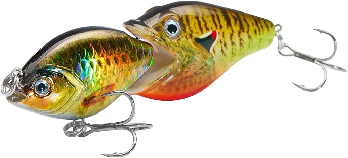 BASSROCK Fish Group Single Jointed Swimbait Bass Fishing Lure Hard Bait 3.5” 11/16oz