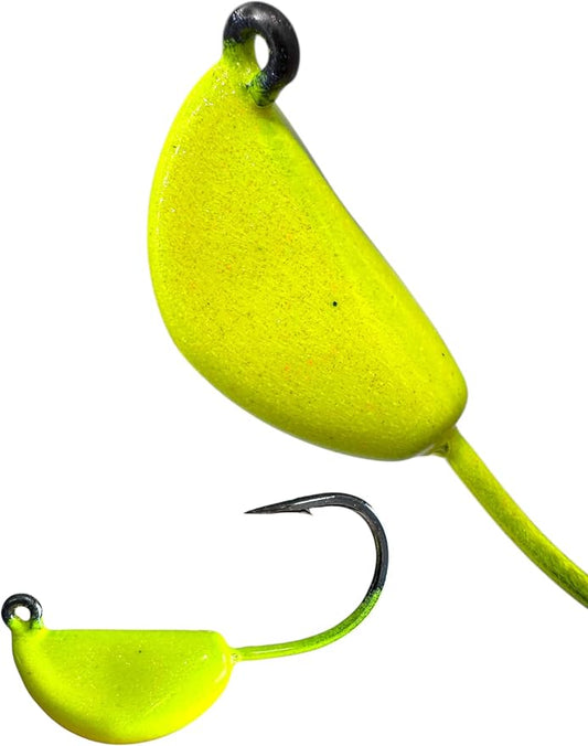 Sheepshead Jig, 2~5 Pack, Standup Style Jig, Saltwater Fishing Jig, Powder Coat Finish Made in The USA with 2X Hook, 1/2oz, 3/4oz, 1oz Sizes
