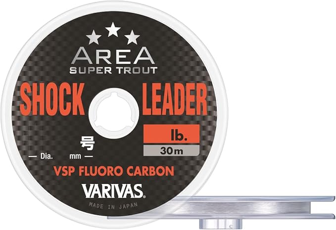 VARIVAS Super Trout Area Shock Leader VSP Fluoro 30m Natural 4lb (0.8)
