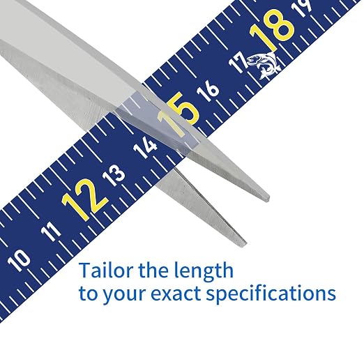 Fishing Ruler for Boat 51" Self-Adhesive Fish Measuring Decals (3 Pack) Waterproof Self Adhesive Measuring Ruler Tape (BU)