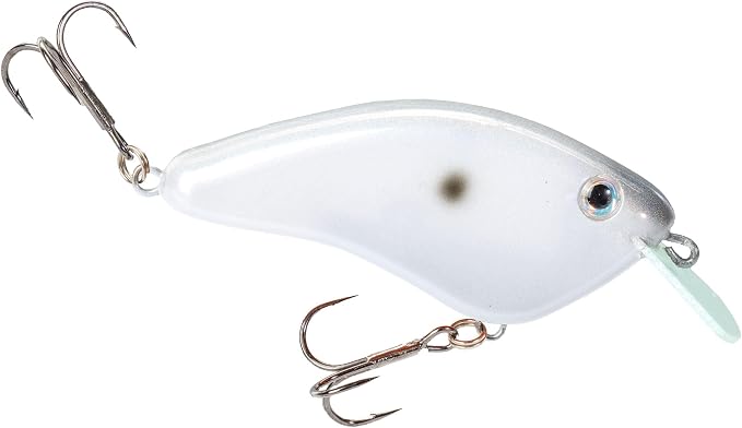 Strike King Hardliner Fishing Lure, Flat Sided Crankbait, Circuit Board Lip, Extra Tight Wobble, Size 4 Treble Hooks