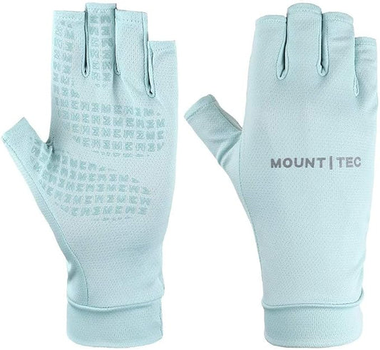 Unisex UV Protective Fingerless Gloves UPF 50+ Summer Sun Glove for Outdoor Fishing Cycling Hiking Driving Kayaking