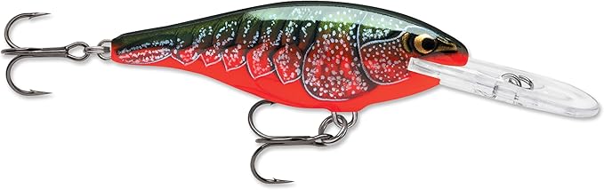 Rapala Shad Rap Crankbait, Hard Bait Lure, Bass Walleye and Pike Fishing Lure, Classic Tight Wiggle