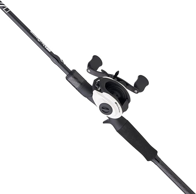 Abu Garcia Veritas Low Profile Baitcast Reel and Fishing Rod Combo