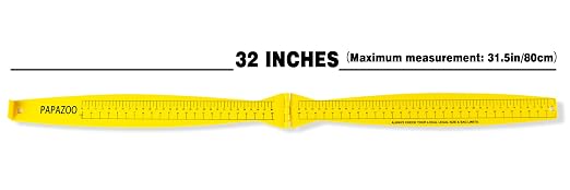 Fish Measuring Board - 32in/80cm Folding Fishing Ruler Lightweight Bump Board - Easy to Read and Portable Crab & Fish Measure Device, Fish Ruler for Boat, Kayak, Yellow