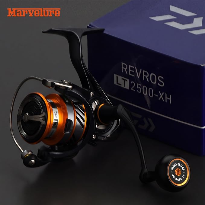 Locked-Type Power Handle (Hexagon Shaft) Compatible for Daiwa Revros LT Crossfire LT Legalis LT Regal LT Laguna LT Eliminator QR Spinning Reels