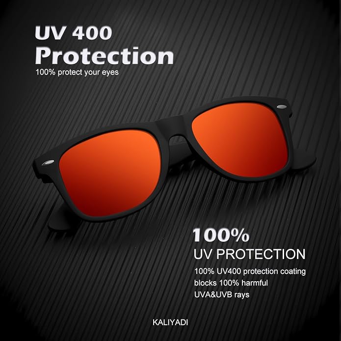 KALIYADI Sunglasses Men Polarized for Mens and Womens Unisex Sun Glasses for Driving UV Protection