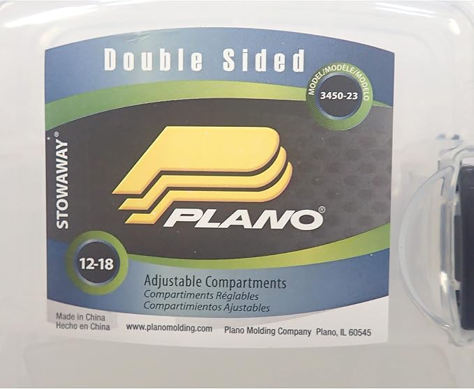 Plano 3450-23 Double-Sided Tackle Box, Premium Tackle Storage (Pack of 3)