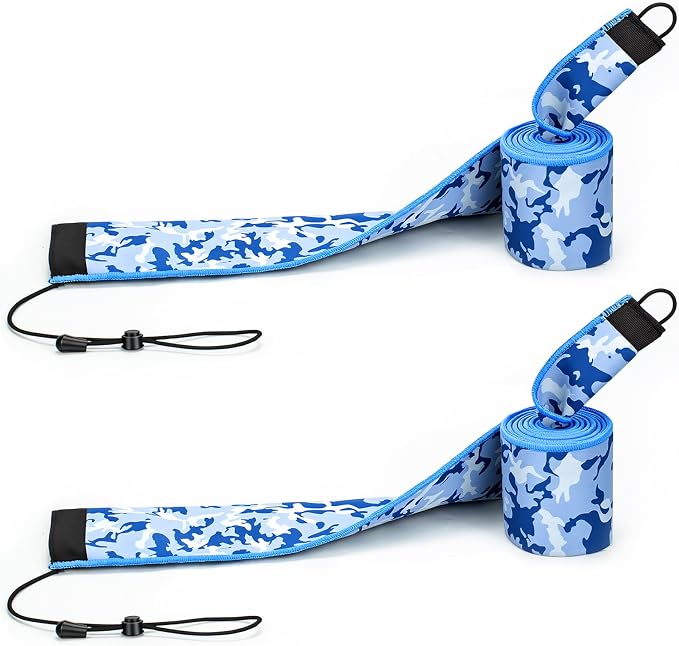 Neoprene Camo Fishing Rod Sleeves,Fishing Pole Sleeves,Fishing Rod Socks | UV Resistance,Puncture Resistant, Protect Casting, Spinning, Trolling Fishing Rods, Storage, tangled-free,75in,68in,60in