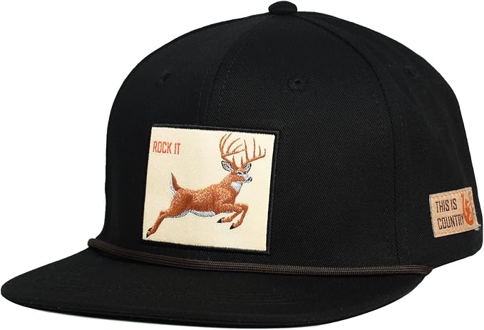 EDTREK Elite Youth Country Hat for Big Kids - Boys Snapback Hat with Flat Brim