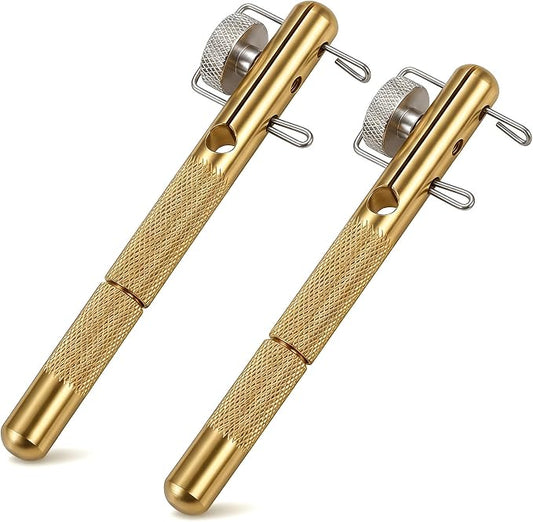 2 PCS Fishing Hook Knot Tyer Tools, Portable Aluminum Fishing Line Knot Tying Tool, Quick Knot Tyer for Fishing Hooks and Line Rigging