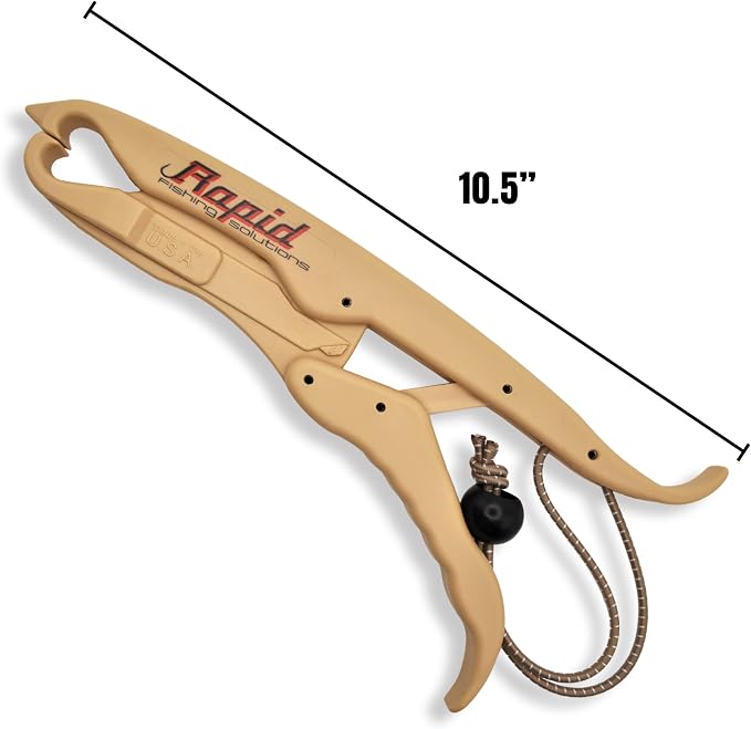 Floating Fish Gripper 10'' Rapid Fishing Fish Lip Grip