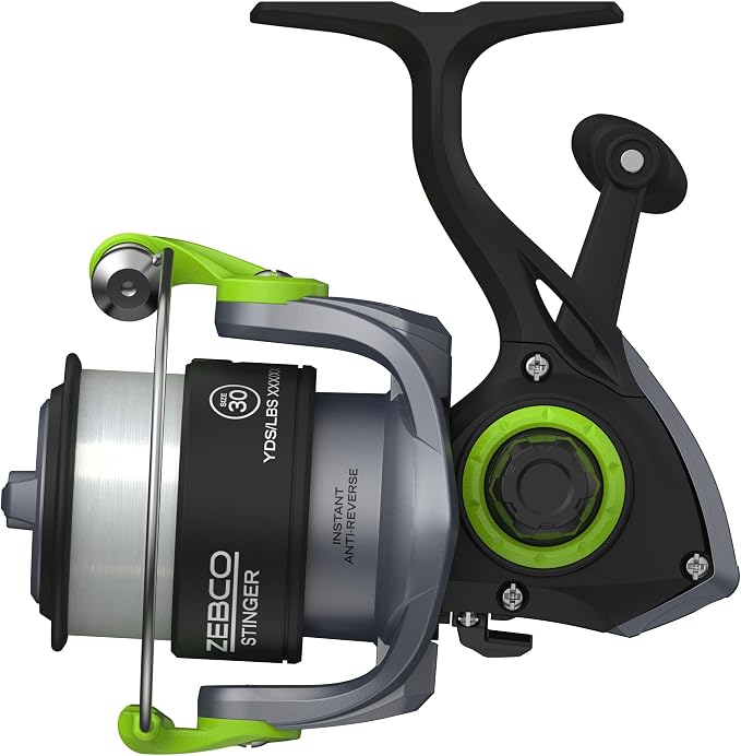 Zebco Stinger Spinning Fishing Reel, 1+1 Bearings Fishing Reel