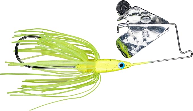 Strike King Mini Pro Buzz Buzzbait Fishing Lure, 1/8 oz, Dual Prop