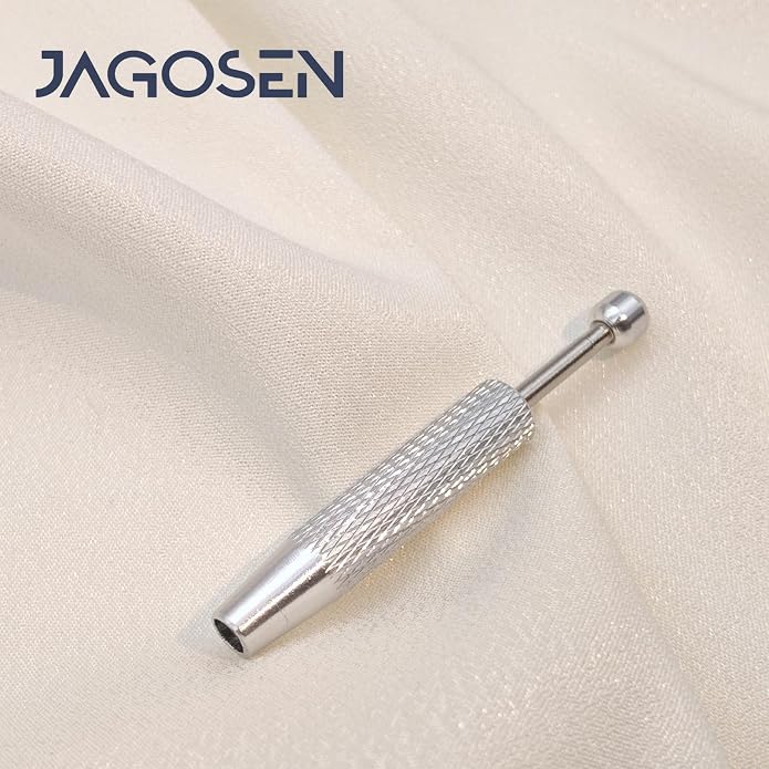 14G 16G 18G 20G Piercing Taper Piercing Ball Grabber Tool Stainless Steel Flat Back Earring Applicator Tool Threadless Insertion Pin Curved Body Piercing Kit for Ear/Nose/Navel/Lip/Eyebrow