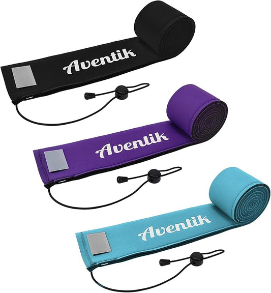 Aventik Lightproof Neoprene Rod Sleeve – Protective Fishing Rod Sock Cover with Hanging Loop & Adjustable Lanyard for Casting, Spinning & Trolling Rods