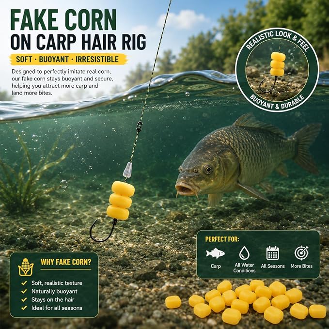 52pcs/218pcs Carp Fishing Rig Kit with Pop-Up Boilies, Dumbell Baits and Rig Needles Fishing Accessories