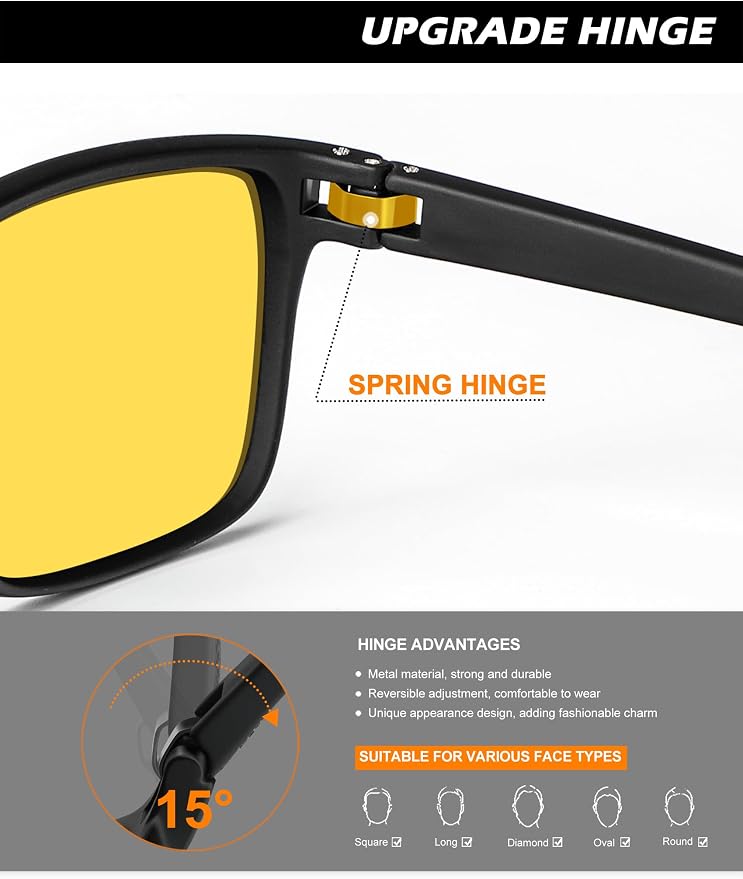 NSSIW Mens-Sunglasses Polarized Sunglasses Men : Classic Sun Glasses with UV Protection for Driving Fishing Golf 4 Packs