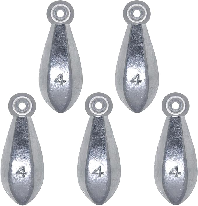 Fishing Weights Sinkers Bank Fishing Lead Sinkers Bullet Fishing Weights Ocean Saltwater Surf Fishing Gear Fishing Assortment 1oz 2oz 3oz 4oz