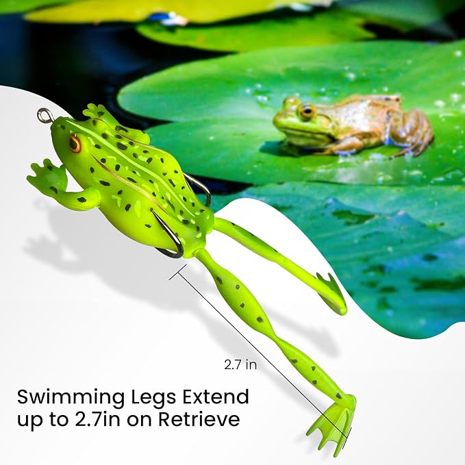 Pristis 3 pcs Topwater Fishing Plopper Lures, Floating Popper Bait Set with Chemically Sharpened Hooks for Saltwater Freshwater, Top Water Plopping Swimbait Teaser for Bass Tuna Perch Pike Crappie