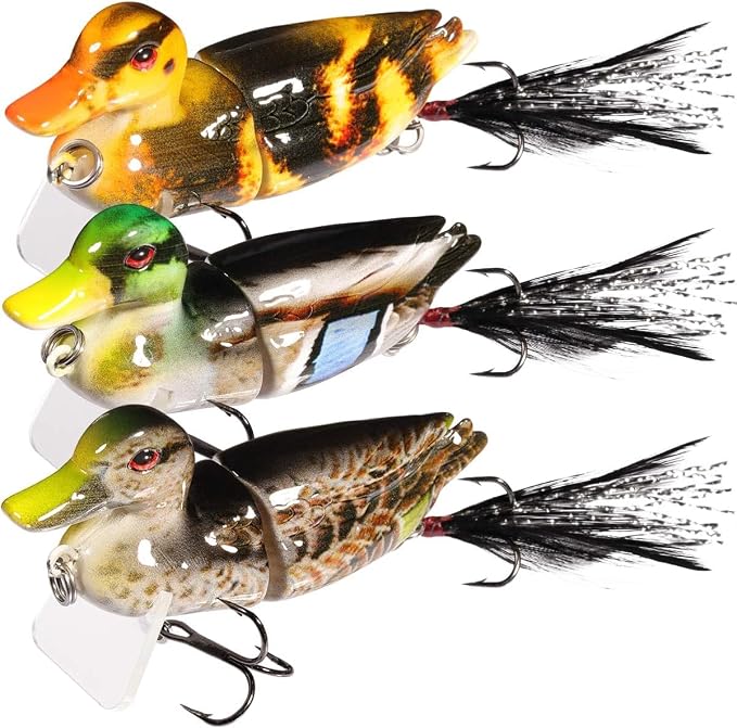 TRUSCEND Swimmax Easy Catch Fishing Lures with BKK Hooks, Wiggling, Vibrating, Rattling and Gurgling for More Bites, Heavy-Duty Dyneema Fiber Jointed Swimbaits for Bass, Trout, Crappie, Walleye, Pike