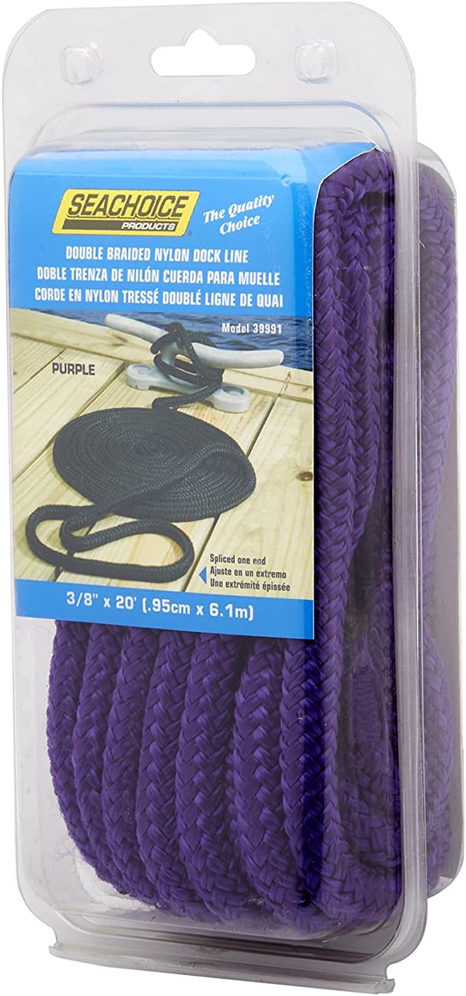 Seachoice Double-Braid Nylon Dock Line