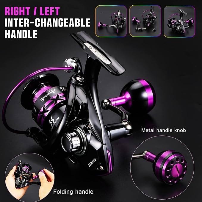 Sougayilang Fishing Rod and Reel Combo, Medium Fishing Pole with Baitcasting Reel Combo, 2-Piece Fishing Combo