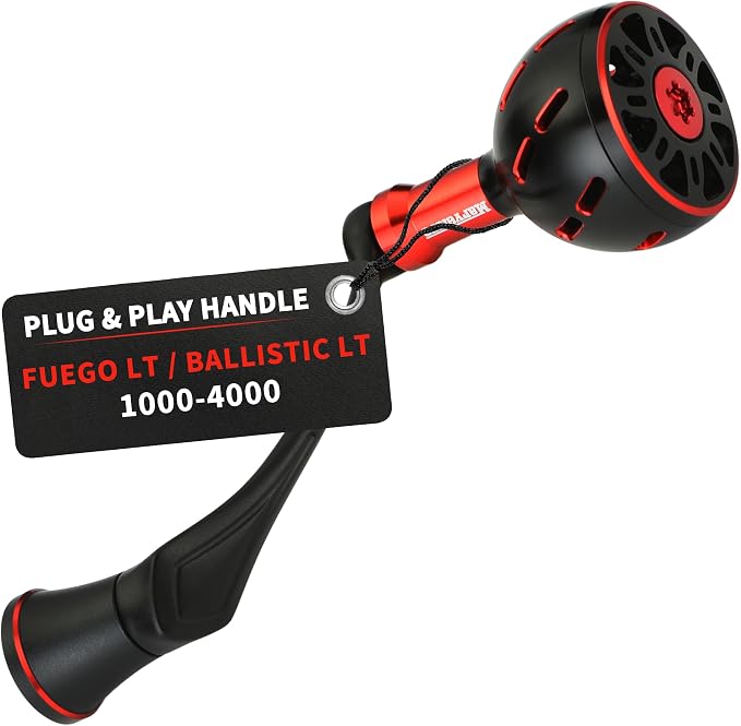 Mamba Series Power Handle 2.28'' (58 mm) Compatible for Daiwa Fuego LT, Ballistic LT, Tatula LT, Exceler LT 1000-4000 Spinning Fishing Reels