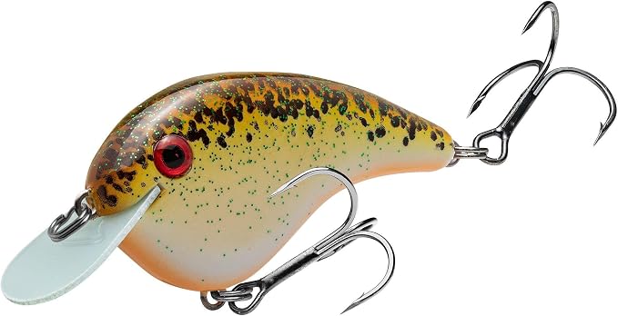 Strike King Chick Magnet Jr. Crankbait Fishing Lure, 1/4 oz, Dives 4-6 Feet, Premium Hooks