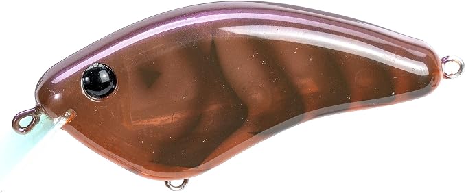 Strike King Hardliner Fishing Lure, Flat Sided Crankbait, Circuit Board Lip, Extra Tight Wobble, Size 4 Treble Hooks