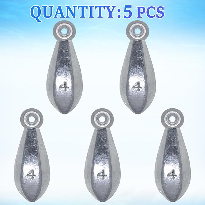 Fishing Weights Sinkers Bank Sinkers Ocean Saltwater Surf Fishing Gear Fishing Assortment 1oz 2oz 3oz 4oz 5oz