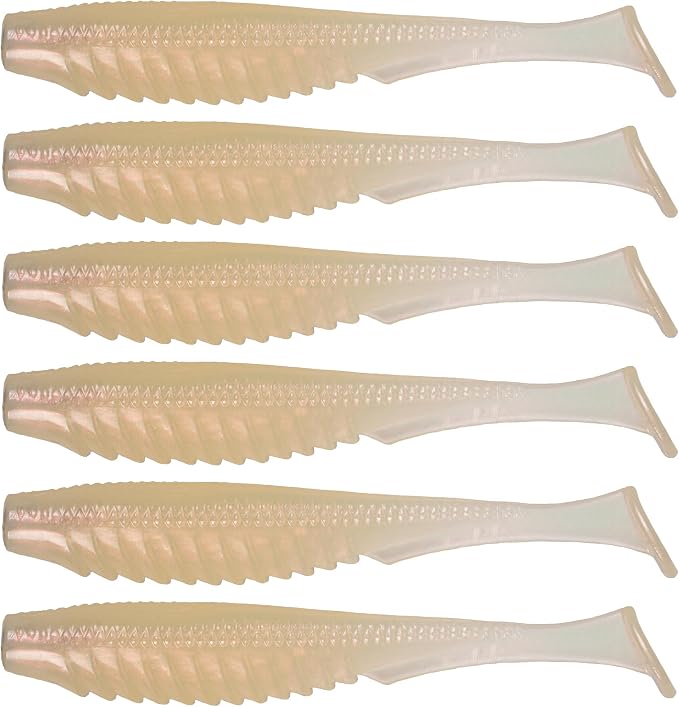6th Sense – Party Paddle 4.3" – Saltwater Swimbait – Inshore Fishing – Redfish/Trout/Snook – Paddle Tail Soft Plastic