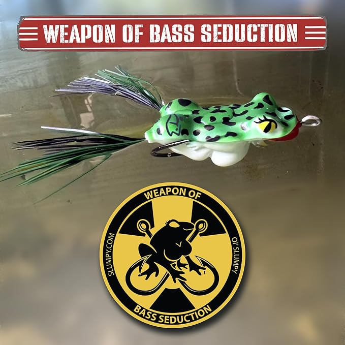 Ol’ Slumpy™ Topwater Frog (2-Pack) | Topwater frog lure