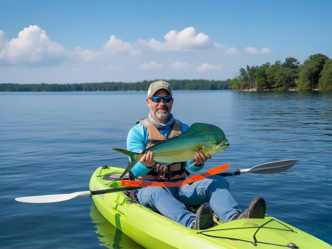 AirFly Fish Measuring Board 32 Inch Foldable Bump Board - Built-in Crab Lobster Gauge - Slot-Limit Ruler for Redfish Snook Trout Flounder - Kayak Boat Shore - High-Contrast ABS - Designed in USA
