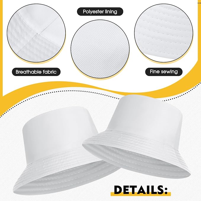 Haysandy Bulk Bucket Hats for Summer Camps Sun Protection Quick Dry Fishing Hats for Teams and Group Events