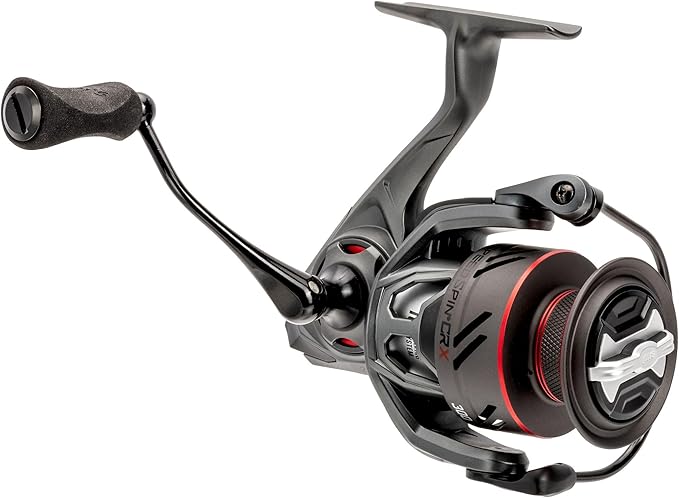 Lew’s Speed Spin CRX Spinning Fishing Reel, Graphite Frame and Sideplate, Solid Brass Speed Gears
