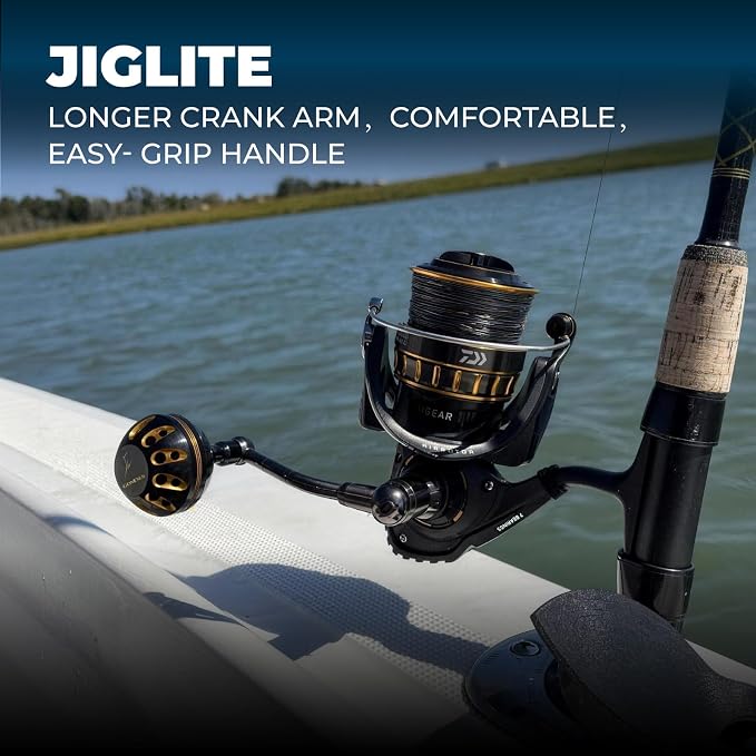 GOMEXUS Power Handle for Daiwa BG 1500-8000 (Choose Option for Different Size)【Notice】 Not for BG SW. Please do not Adapt to Other reels to Avoid Damage to The Reel