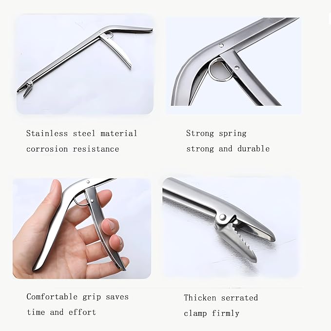 2 Pcs Stainless Steel Fish Hook Remover Extractor, 11-1/2 inches
