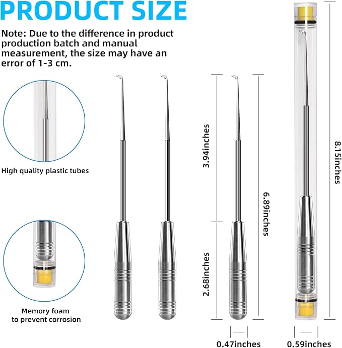 Fish Hook Remover Tool,Fishing Hook Quick Removal Device,Fishing Gear Security Extractor Equipment Kits for Adult,Hook Extractor Accessories Tools with Storage Tube,4Pcs