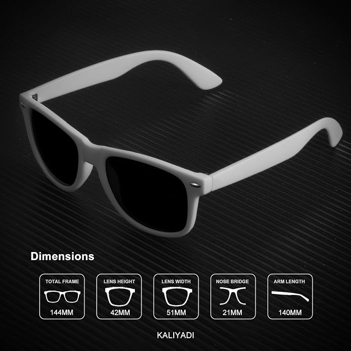 KALIYADI Polarized Sunglasses for Men and Women Matte Finish Sun glasses Color Mirror Lens UV Blocking (3 Pack)