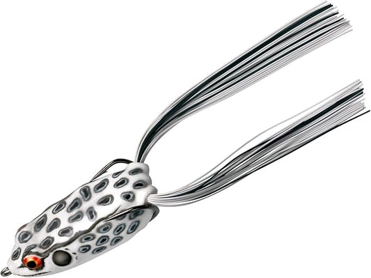 Booyah Pad Crasher Topwater Bass Fishing Hollow Body Frog Lure with Weedless Hooks