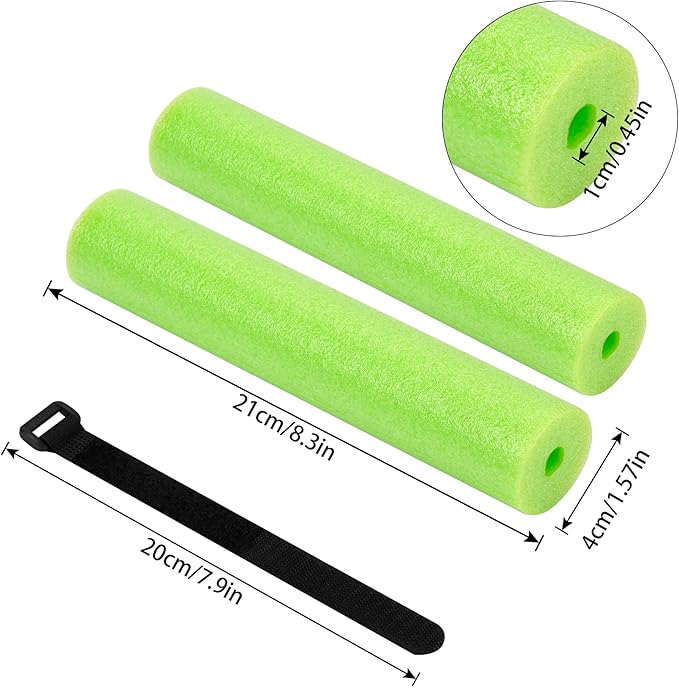 Fishing Rod Float, Floating Rod Butt Cushion, Fishing Float Tube Accessories, Kayak Fishing Rod Floater for Prevent the Narrow Rod Goes Overboard(Include Fastening Straps)
