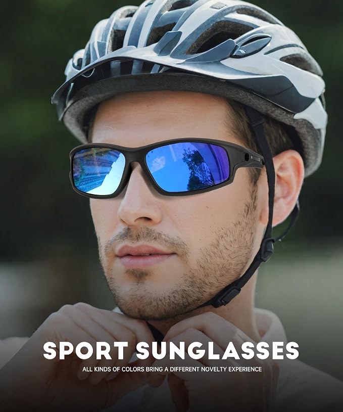 NSSIW Polarized Sunglasses-Men Sports Mens-Sunglasses: Sun Glasses Women Polarized UV400 Protection for Fishing Running Golf
