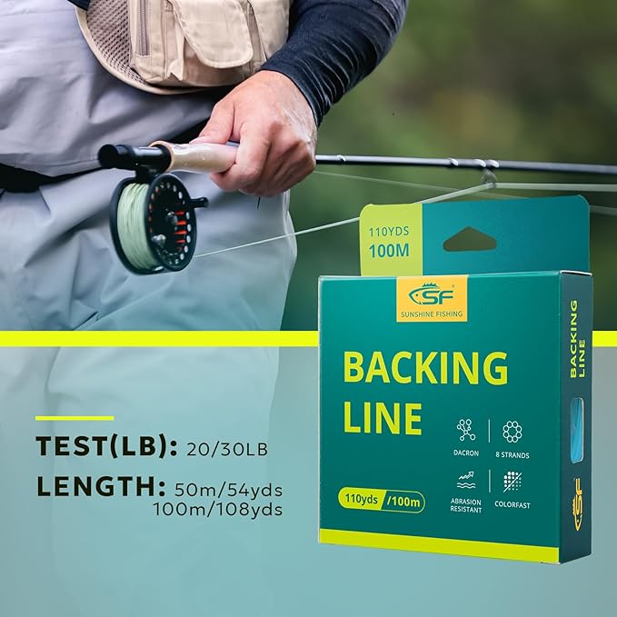 SF Fly Fishing Backing Line Braided Trout Line