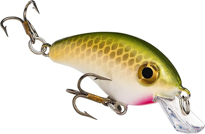 Strike King Bitsy Pond Minnow Crankbait Fishing Lure, 3/32 oz, Irresistible to Fish