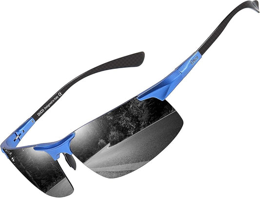DUCO Polarized Sunglasses Mens Ultralight Carbon Fiber Sun Glasses for Men Driving Sports Fishing UV400 Protection DC8277